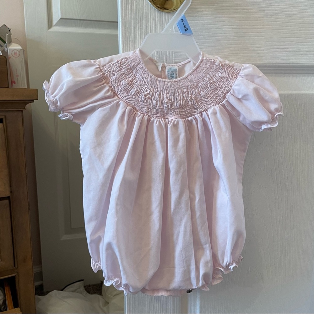 Pink baby bubble